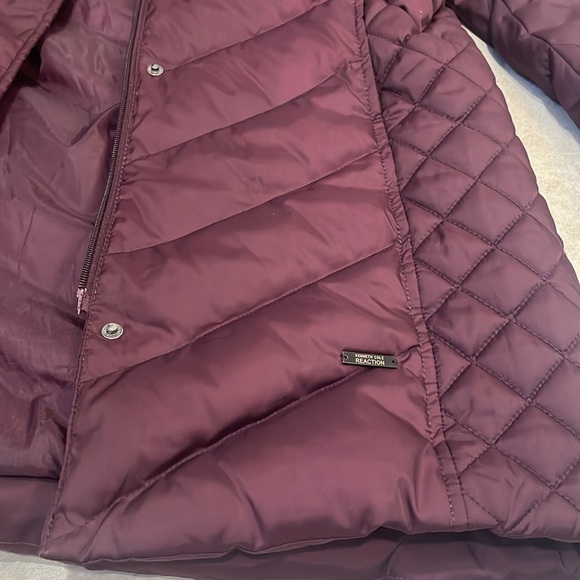 Kenneth Cole Puffer Jacket with Faux Fur Lined Hood - Picture 9 of 10